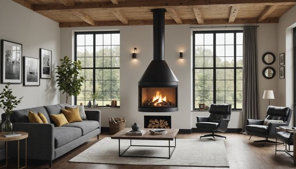 Top 5 raisons d'adopter une cheminée suspendue pour le confort