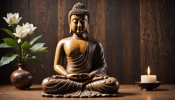 Bouddha en bois : une touche d'élégance pour votre déco